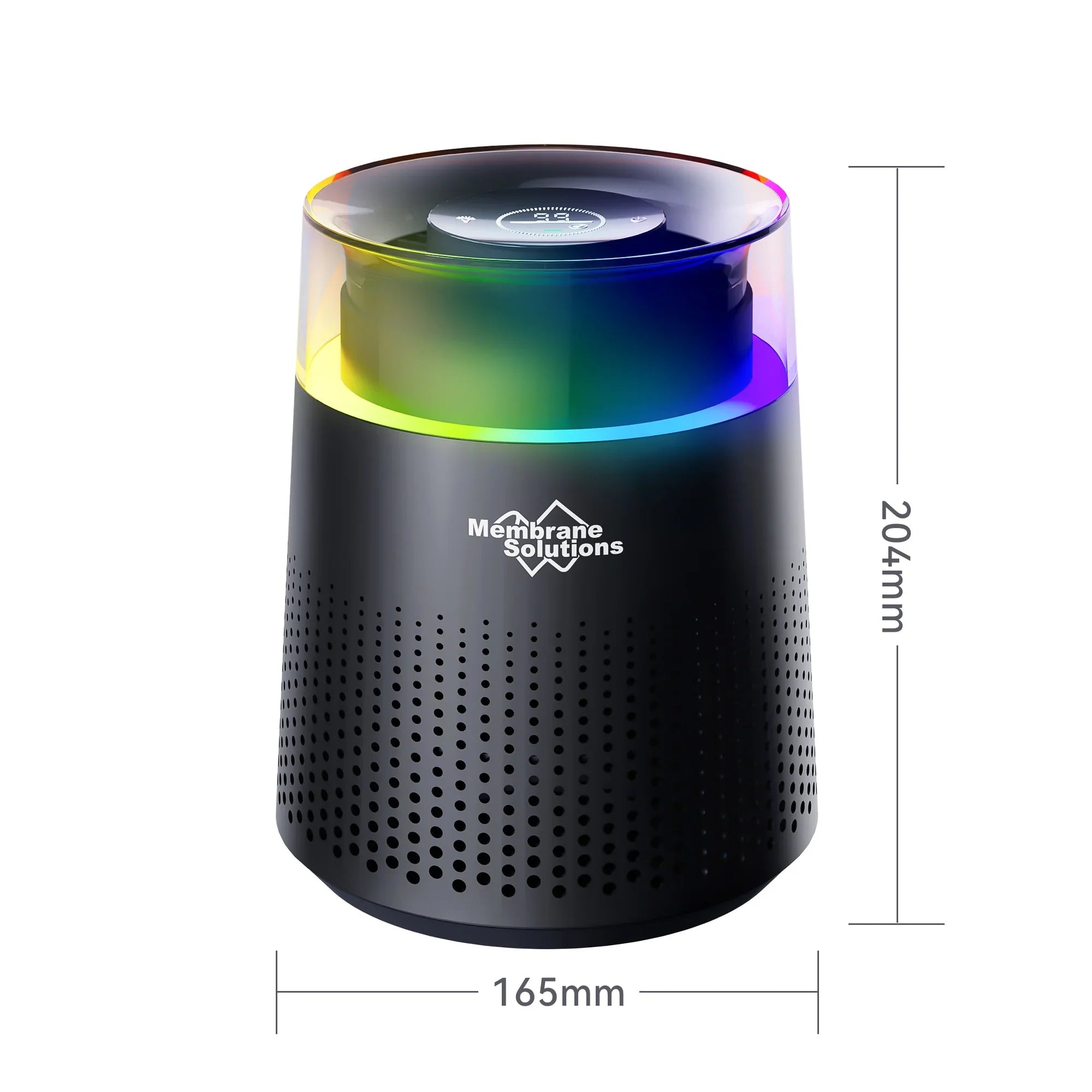 and H13 True Purifier for Filter, MSB5 Black Membrane Solutions HEPA Allergies LED Light, Air Asthma,