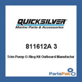 811612A 3 3 Trim Kit - Mercruiser Mercury 811612A Pump Mercury Quicksilver Outboard- O-Ring