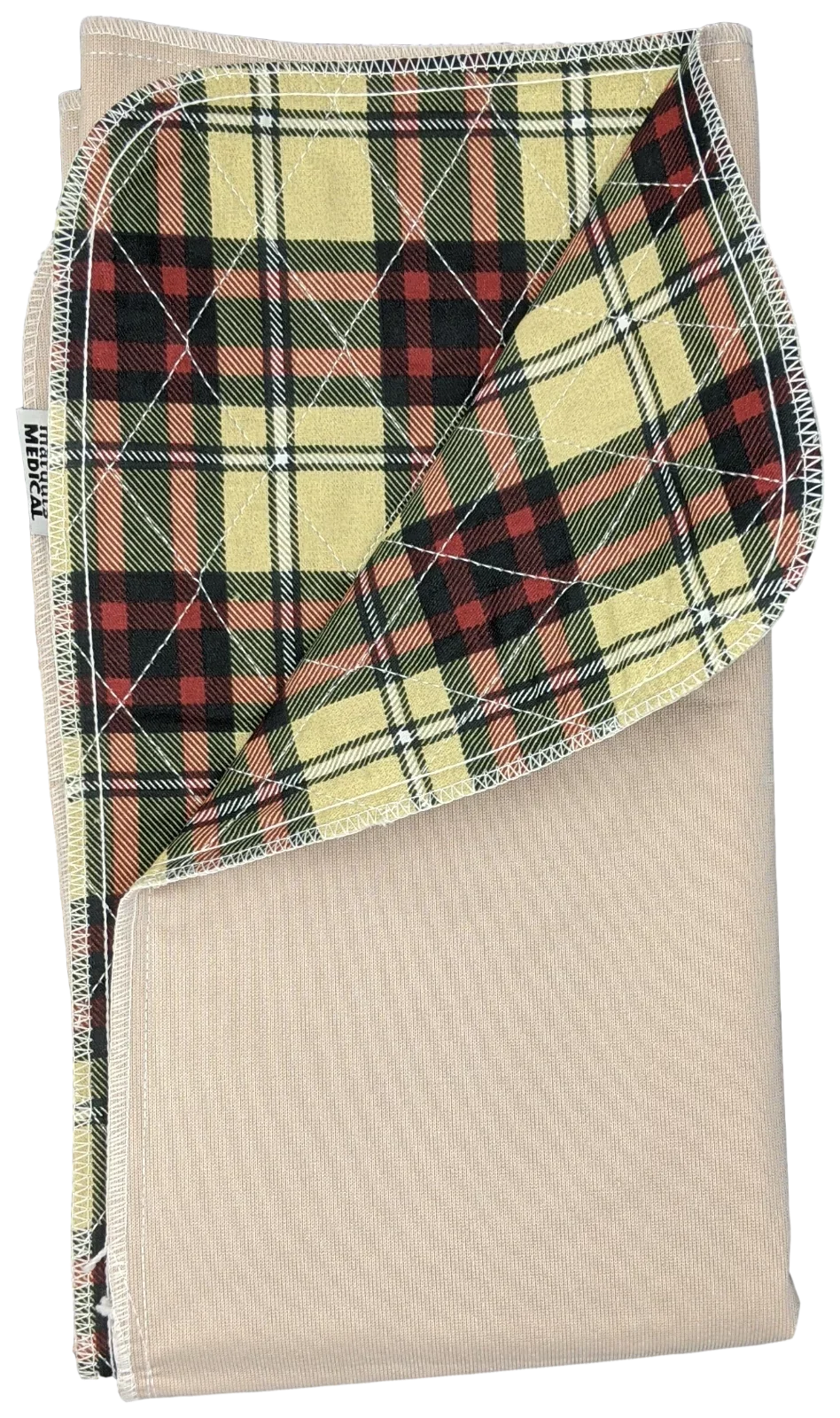 Underpad Pack Urinary 34 Pad Bed 36 Absorbent Stain x Masking for Protection Seniors Washable Incontinence Children Plaid - 24