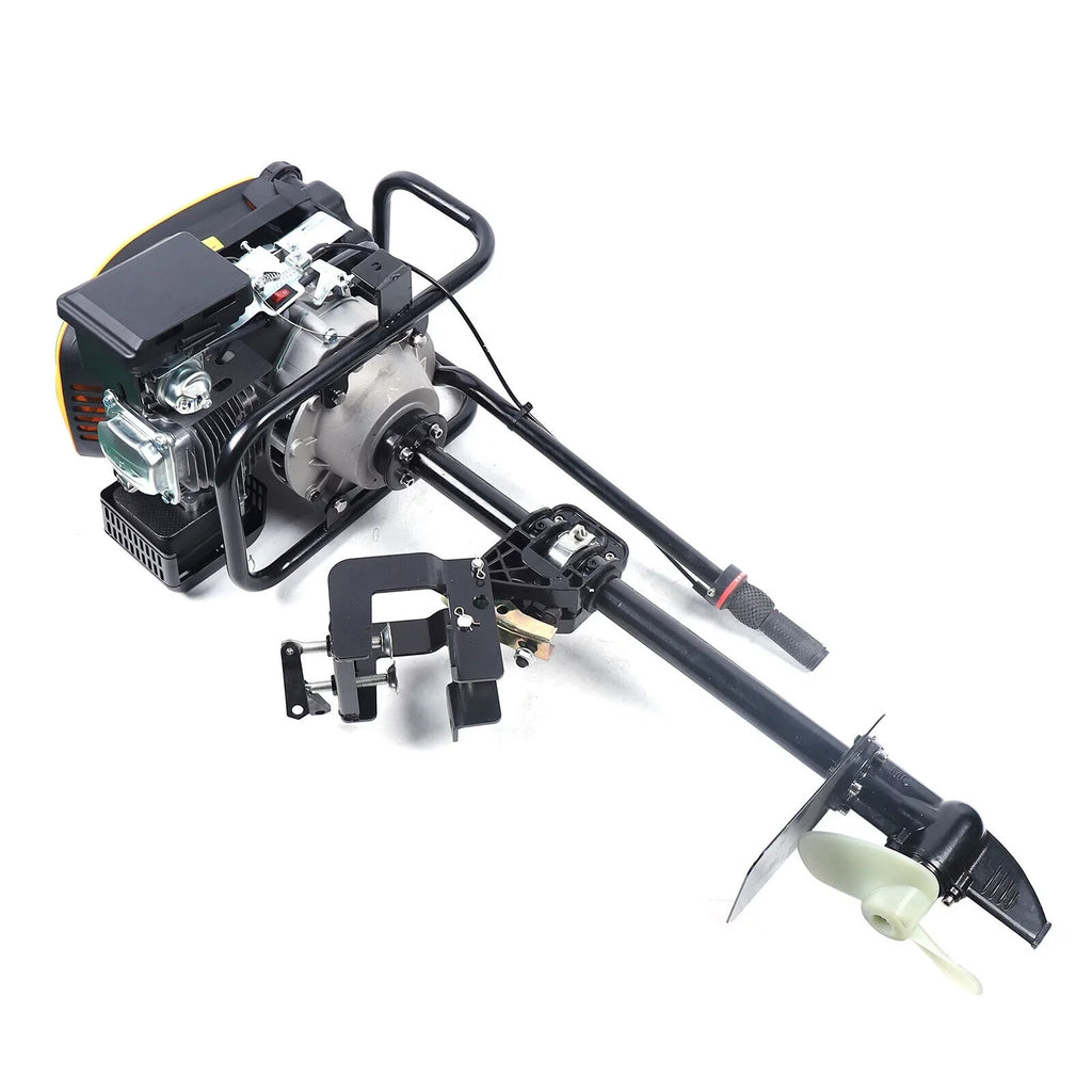 Engine Boat Boat 9 TAS Outboard System Motor Ignition 4 CC Air Cylinder Heavy 225 Stroke Cooling Miumaeov Engine 3600 r/min Single HP Fishing Marine Duty with Engine