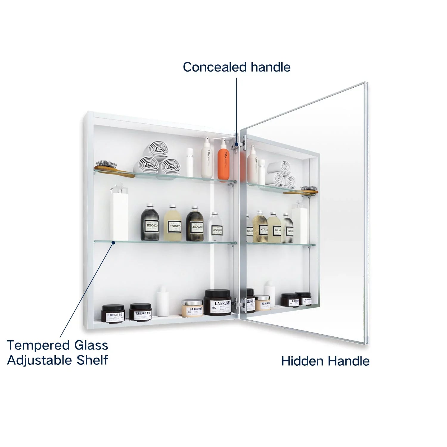 Cabinet 24x30 Reflections: Elegant inch Medicine