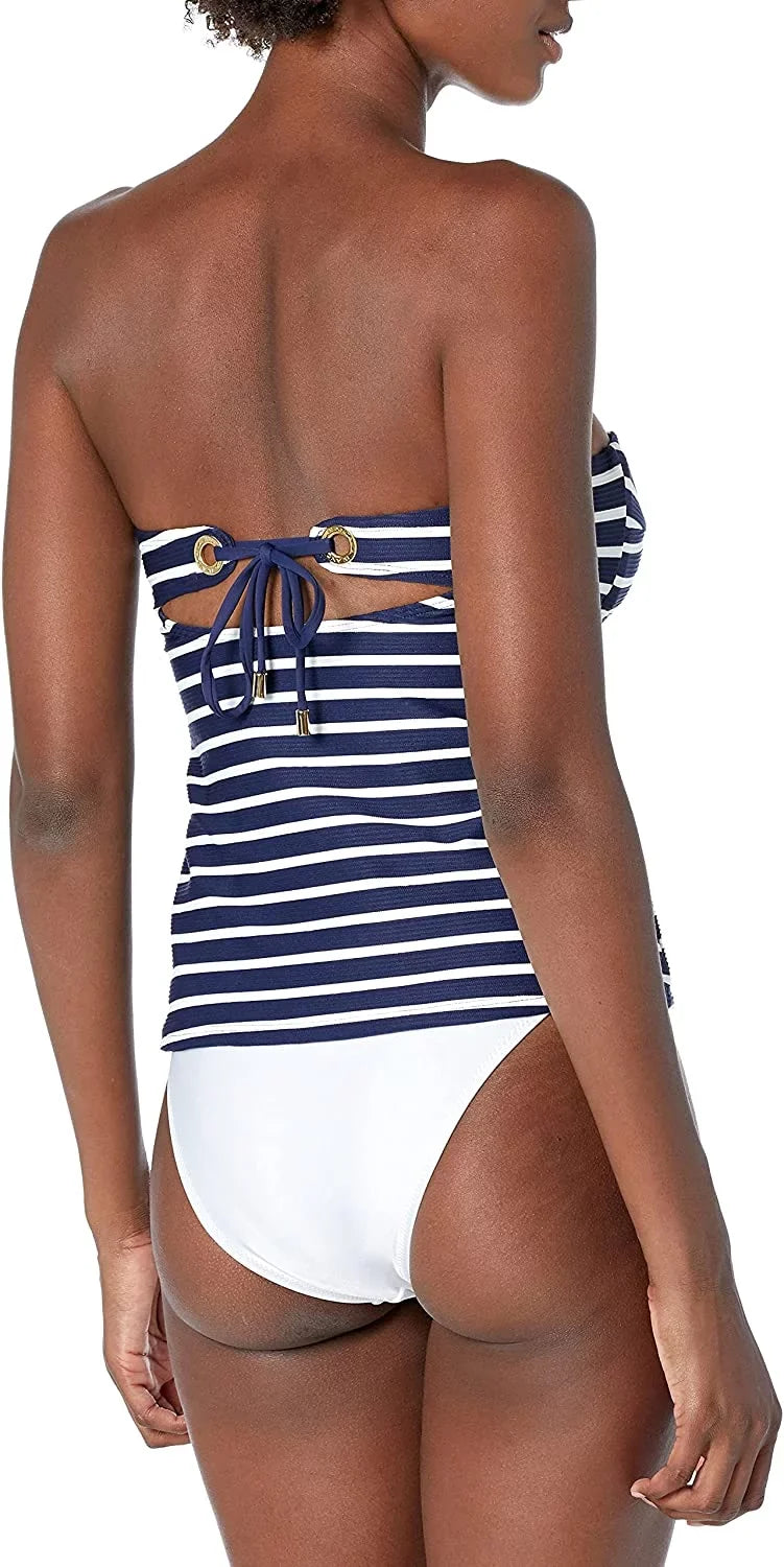 Capri Top Bandini Striped Womens Swim Blanca Tankini La