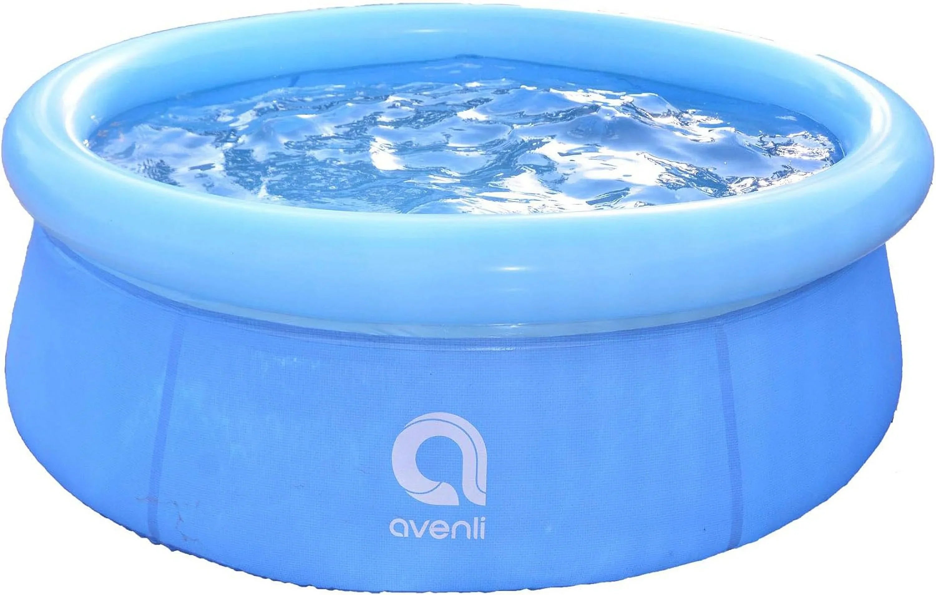 Ground 20 Pool, 1 X Swimming 2 Backyard To exterior Inflatable Foot Prompt Capacity Kiddie Blue Above Person 5.5 Set 12014 Avenli Kids Inch