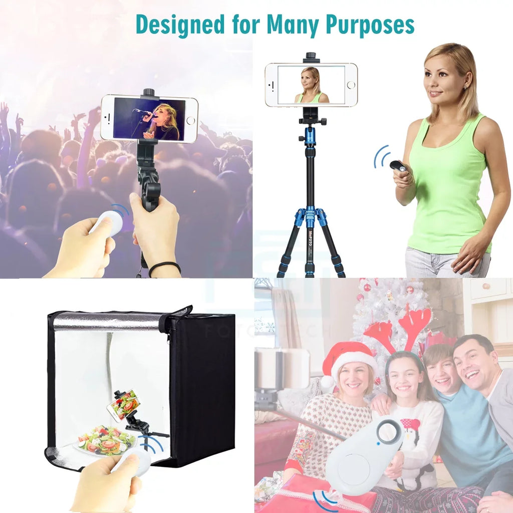 S9 iPhone Remote Mini 5S Selfie Control Air Edge 5C Wireless with 6s+ S10 8 Video XR X iPad Galaxy S5 Camera 6 Shutter Foto&Tech Release (White) XS 11 8+ 10 7+ HTC Compatible Smartphone 4in1 7