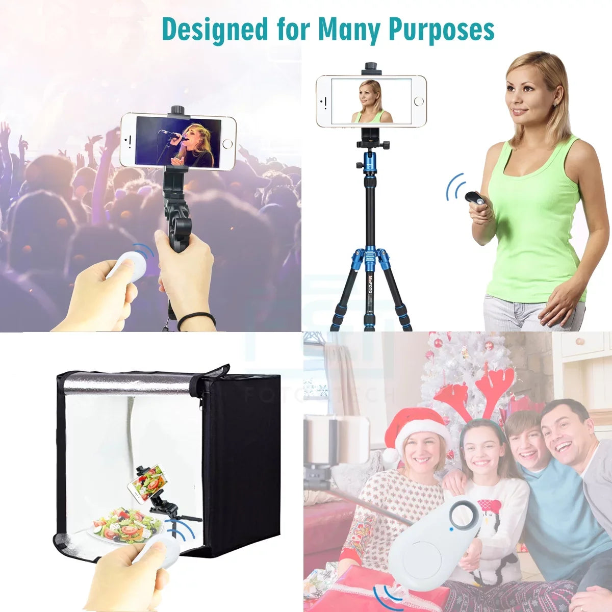 S9 iPhone Remote Mini 5S Selfie Control Air Edge 5C Wireless with 6s+ S10 8 Video XR X iPad Galaxy S5 Camera 6 Shutter Foto&Tech Release (White) XS 11 8+ 10 7+ HTC Compatible Smartphone 4in1 7