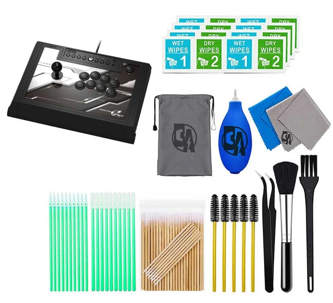 Stick Alpha Kit Bolt S Black Series Like With | Axtion - New Fighting X Xbox Grade Manual Bundle - -Tournament Hori Cleaning for Fightstick