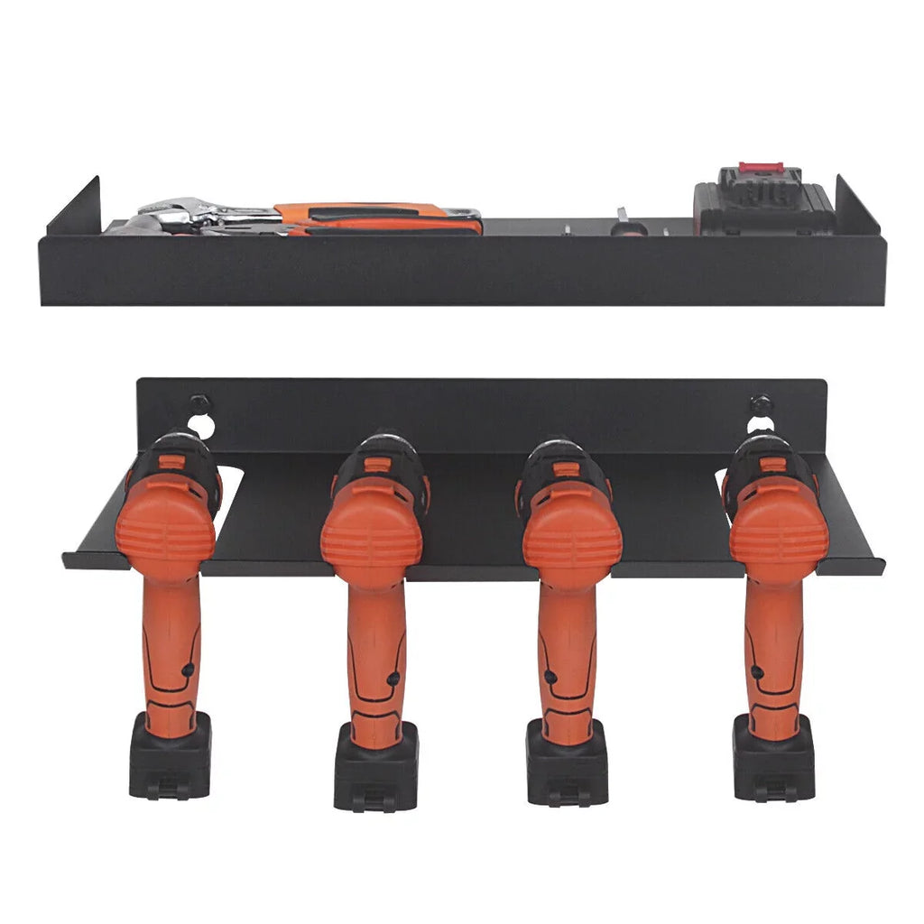 Drills Box Power Holder Holds Tool Storage Cordless Mount Drill Drill Tool 4 Organizer Tool Garage | Rack,Wall