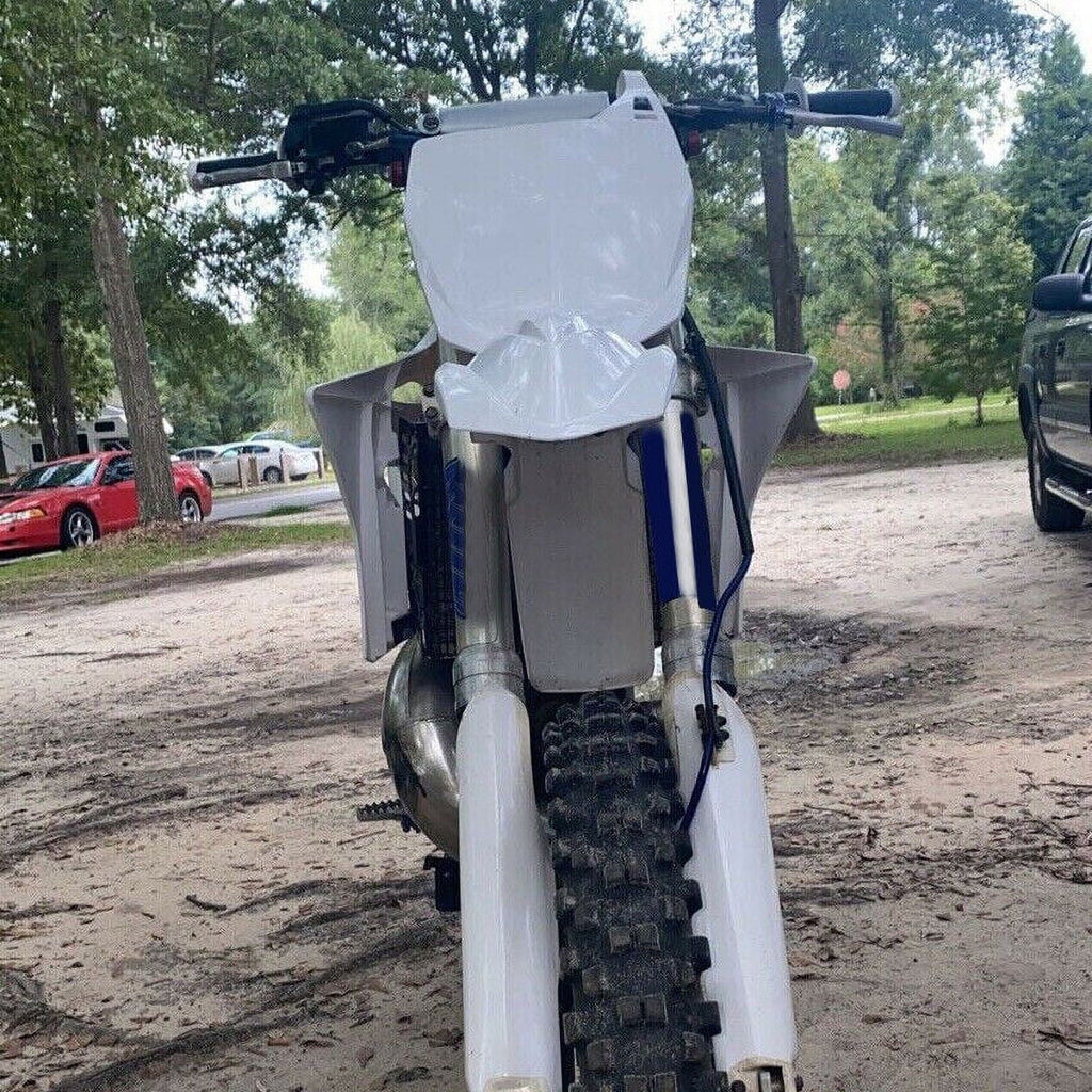 White YZ125 Yamaha Kojem Plastic Complete Kit 2002-2014 YZ250 for Restyle