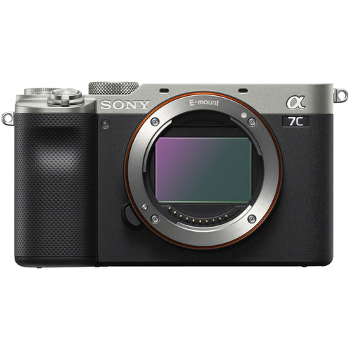 '+ + Bundle Flash Extra + Mirrorless 7C Software Silver Battery with Body Frame Camera Case Interchangeable + Kit Gear + a7C Accessories Alpha Card and Deco ILCE7C/S Full Filters Only 64GB Lens