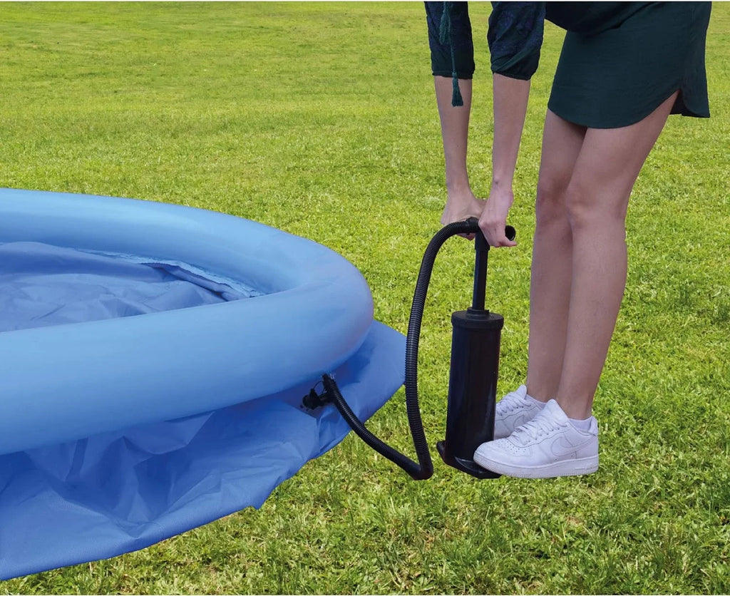 Ground 20 Pool, 1 X Swimming 2 Backyard To exterior Inflatable Foot Prompt Capacity Kiddie Blue Above Person 5.5 Set 12014 Avenli Kids Inch