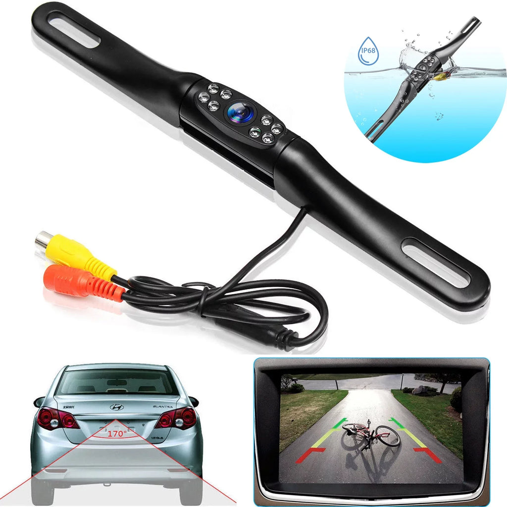 Night HD Parking View Monitor System + Vision Car Wireless Rear Backup 5" Camera