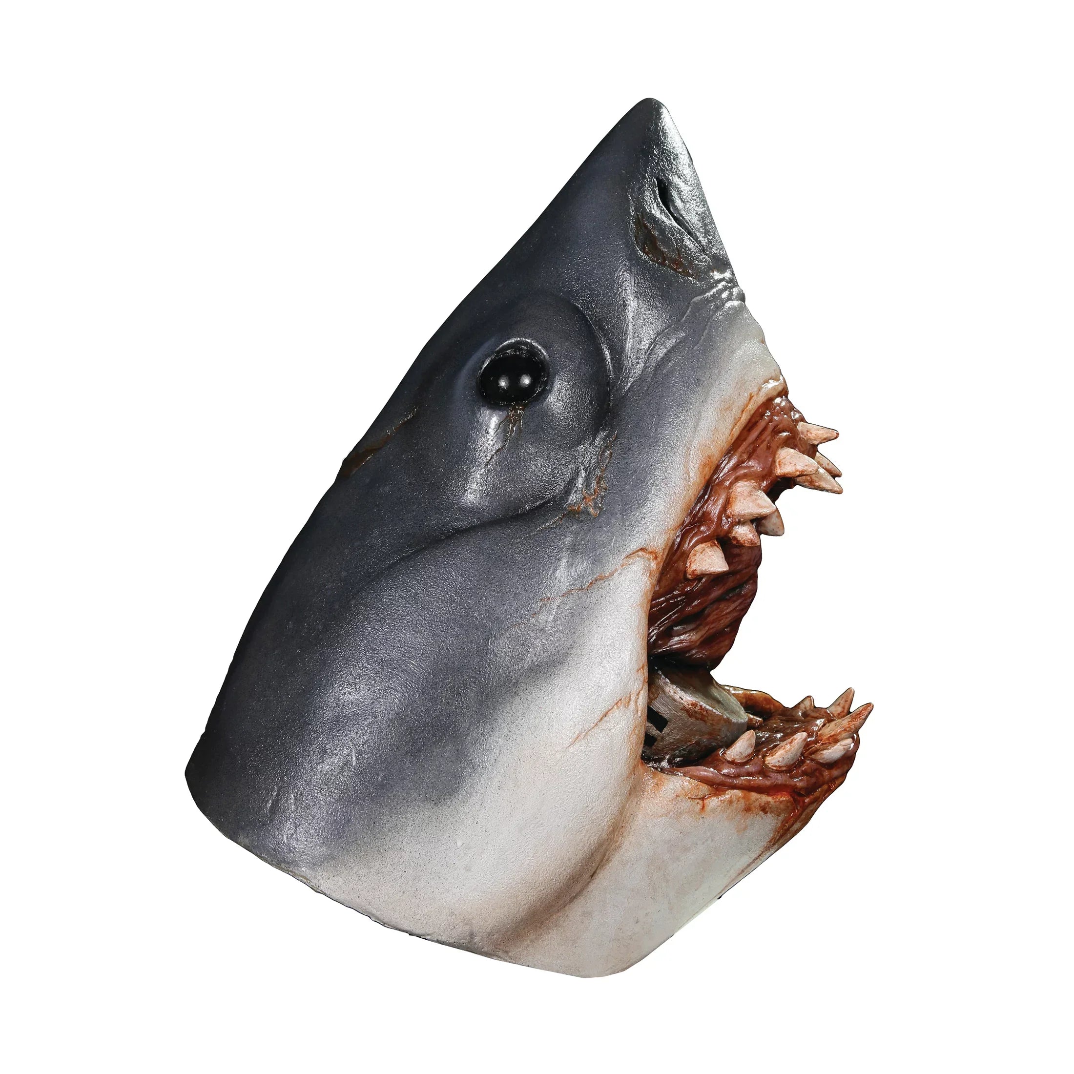 Shark the Adult Shark Mask, Multi-color Costume Jaws Halloween Trick Bruce or Studios Latex Treat for