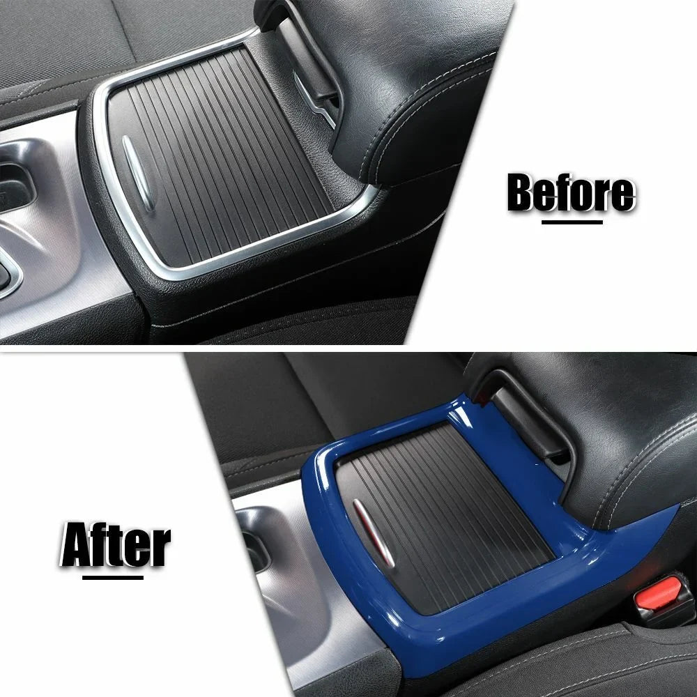 Holder Panel Teledu Central Console Trim Blue + Cover Inner Cup