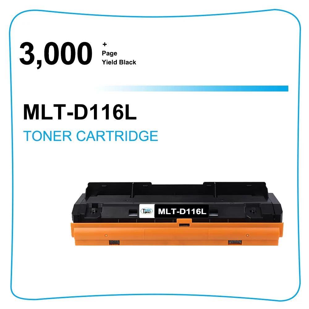 (Black, SL-M2825DW SL-M2835DW MLT-D116L MLTD116L Compatible D116L Pack) Toner 6 Cool for SL-M2625D Toner 116L