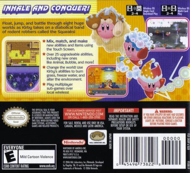 kirby squad squeak Nintendo