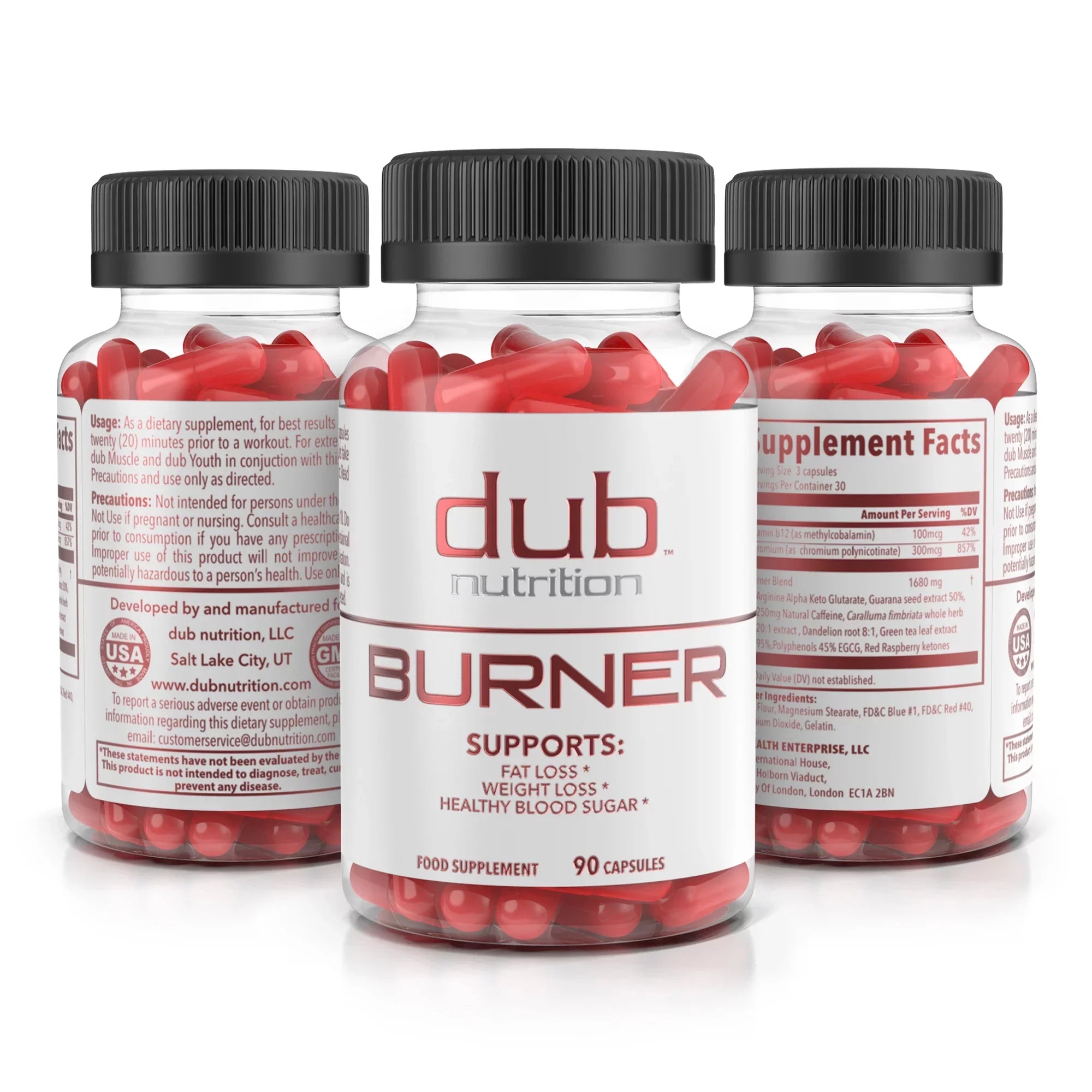 Energy Fat | Boost Loss Burner Natural 90 Intense | count | and Weight Metabolism