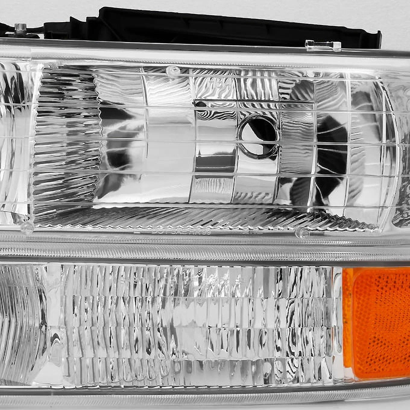 00-06 99-02 - Headlights | Suburban Silverado With Corner Bumper Set AKKON Lights Tahoe For Chevy | Replacement Clear Pair