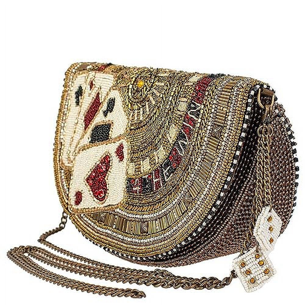 Crossbody Handbag, Clutch Frances 4 Casino Mary the Gold Win