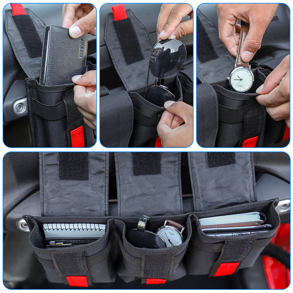 Bag Dashboard YJ CJ Teledu JK 1x Storage LJ Handle Co-pilot
