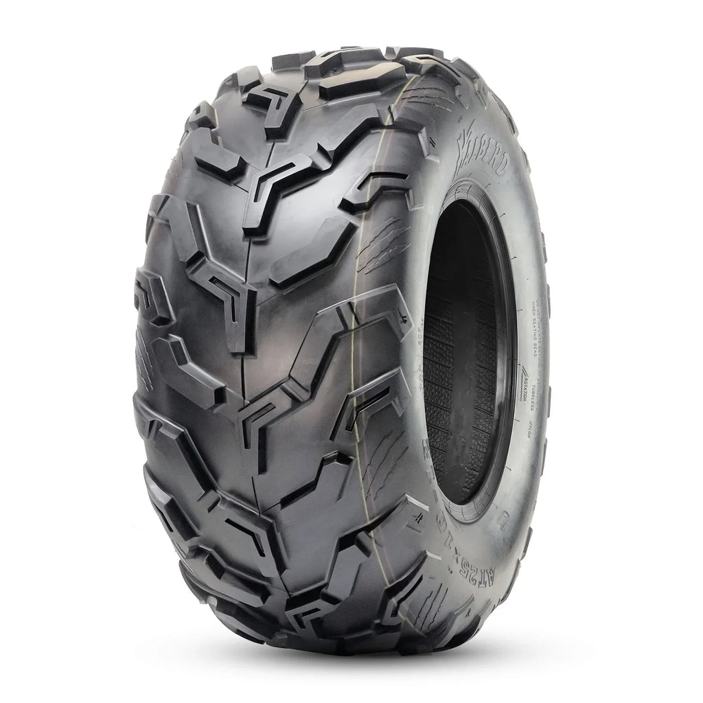 Set of 25x10-12 4 Rear 25x8-12 Front Tire & Road 6PR ATV/UTV off All Terrain Trail Sand Tires HALBERD