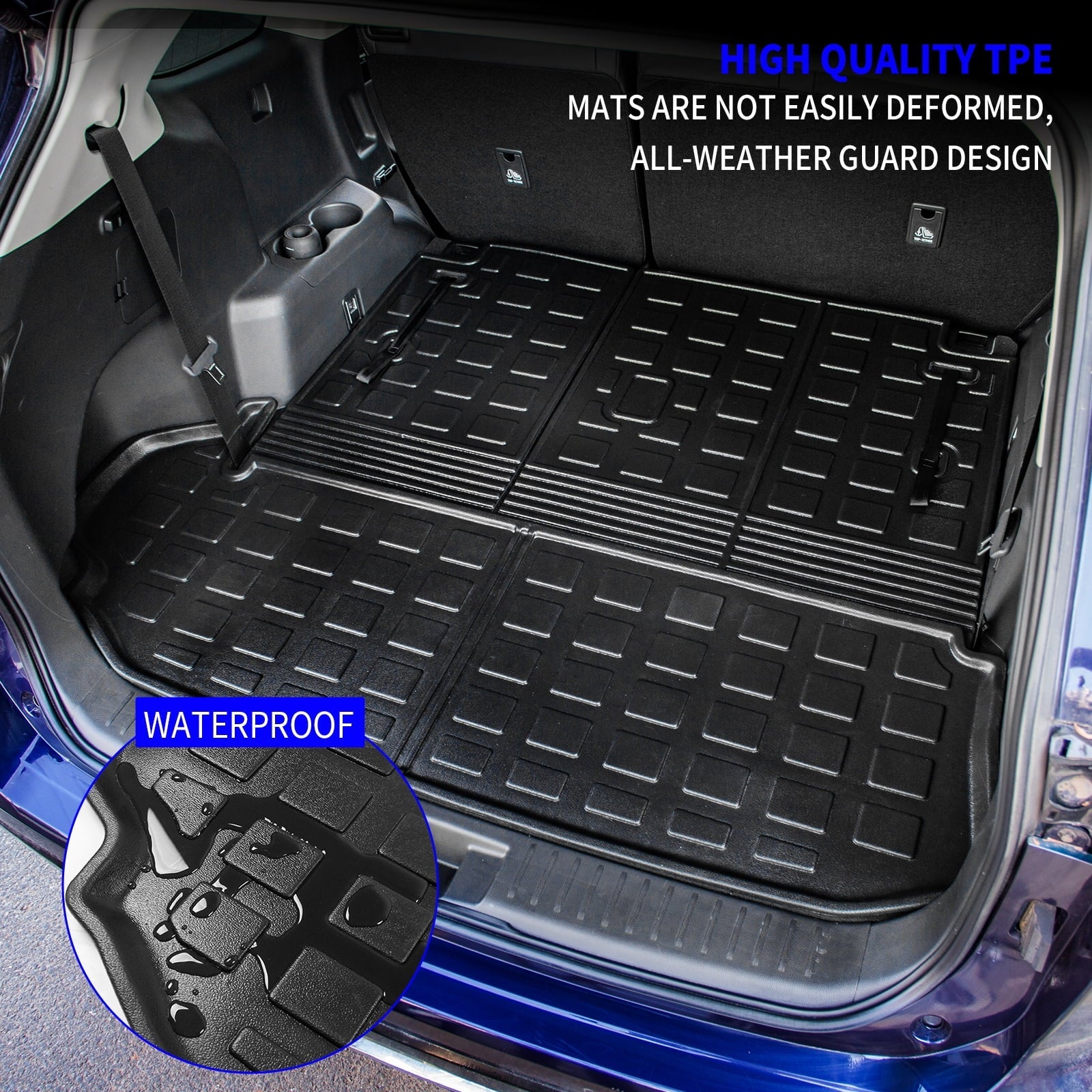 2023 2020-2024 7 Trunk Accessories Fit Liner Highlander Trunk Liner Highlander Cargo Mat Seats