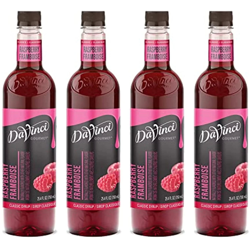 Classic Raspberry (Pack 25.4 Syrup, 4) Gourmet Ounce Of Davinci