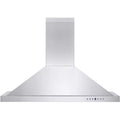 Steel Range KB-48 Fans, and 4 Molding Stainless ZLINE Mounted Ductless Hood LED 48 Wall CFM 400 Speed Lights with Crown Inch Exhaust