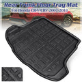 2007-2011 Honda Liner Tray for CRV CR-V Trunk Boot Rear Black climate, Waterproof Floor Mat All 1pcs Cargo