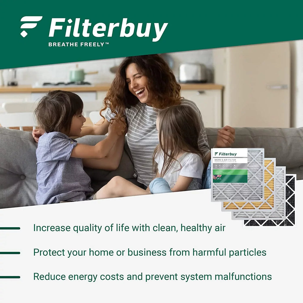 14x20x1 Air AC Furnace HVAC (4-Pack) MERV Filterbuy Pleated 11 Filters