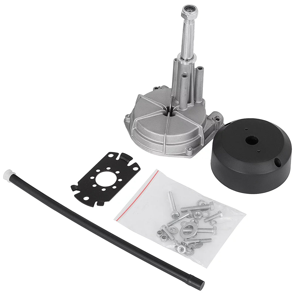 Ft. Steering with Mechanical Outboard VEVORbrand 13 Accessories Boat Wheel, In. Rotary Boat 12 Ft. Cable 12