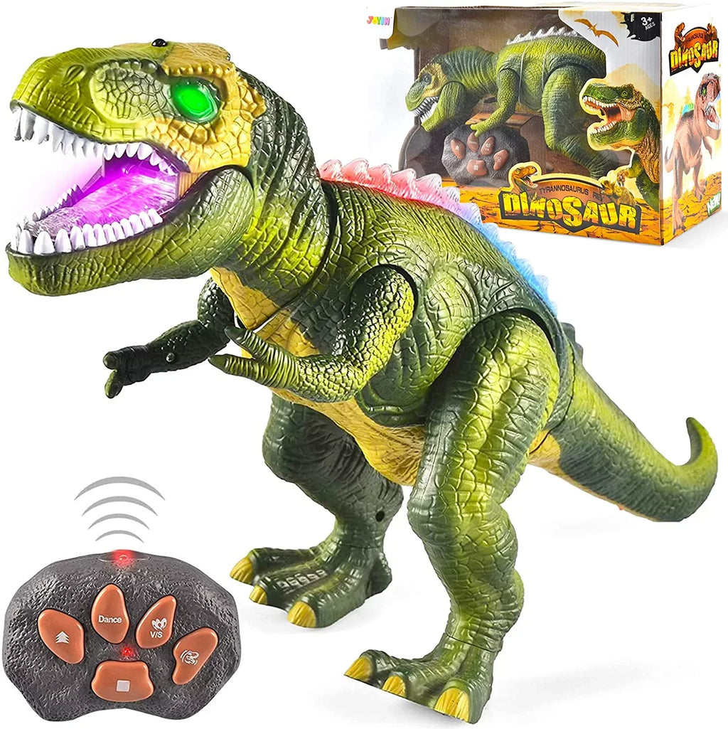 Kids Rex T Toy,Electronic saur Light and Robot Boys,Big Walking and JOYIN Steam Girls,Green dinosaur dinosaur Roaring saur Toy Kids with Toy Dancing Boys dinosaur Sound, for for Gift Toy,Birthday