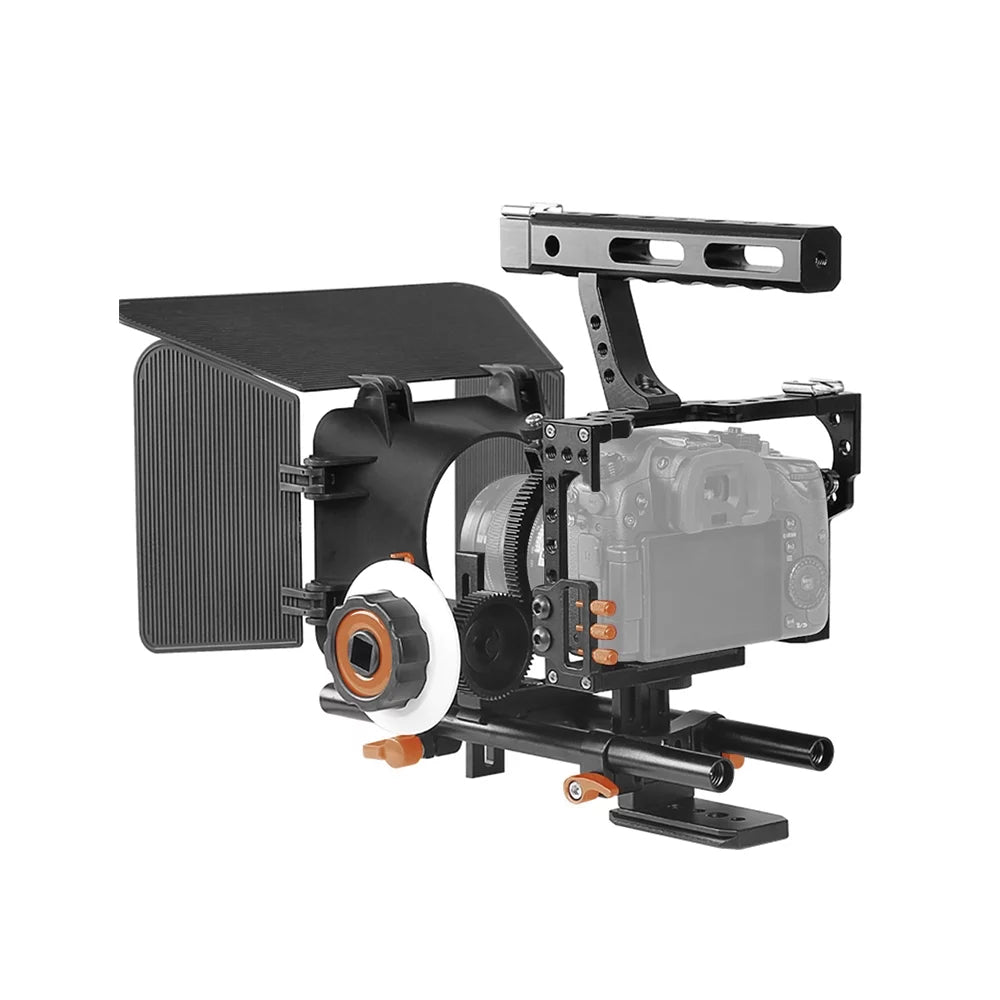 Mirrorless Camera Film Panasonic ILDC for Camera GH4 System Making w/ Aluminum Rig Kit Replacement Alloy for Video Box C500 Matte Cage A7S/A7/A7R/A7RII/A7SII/A7IV Moobody Camcorder