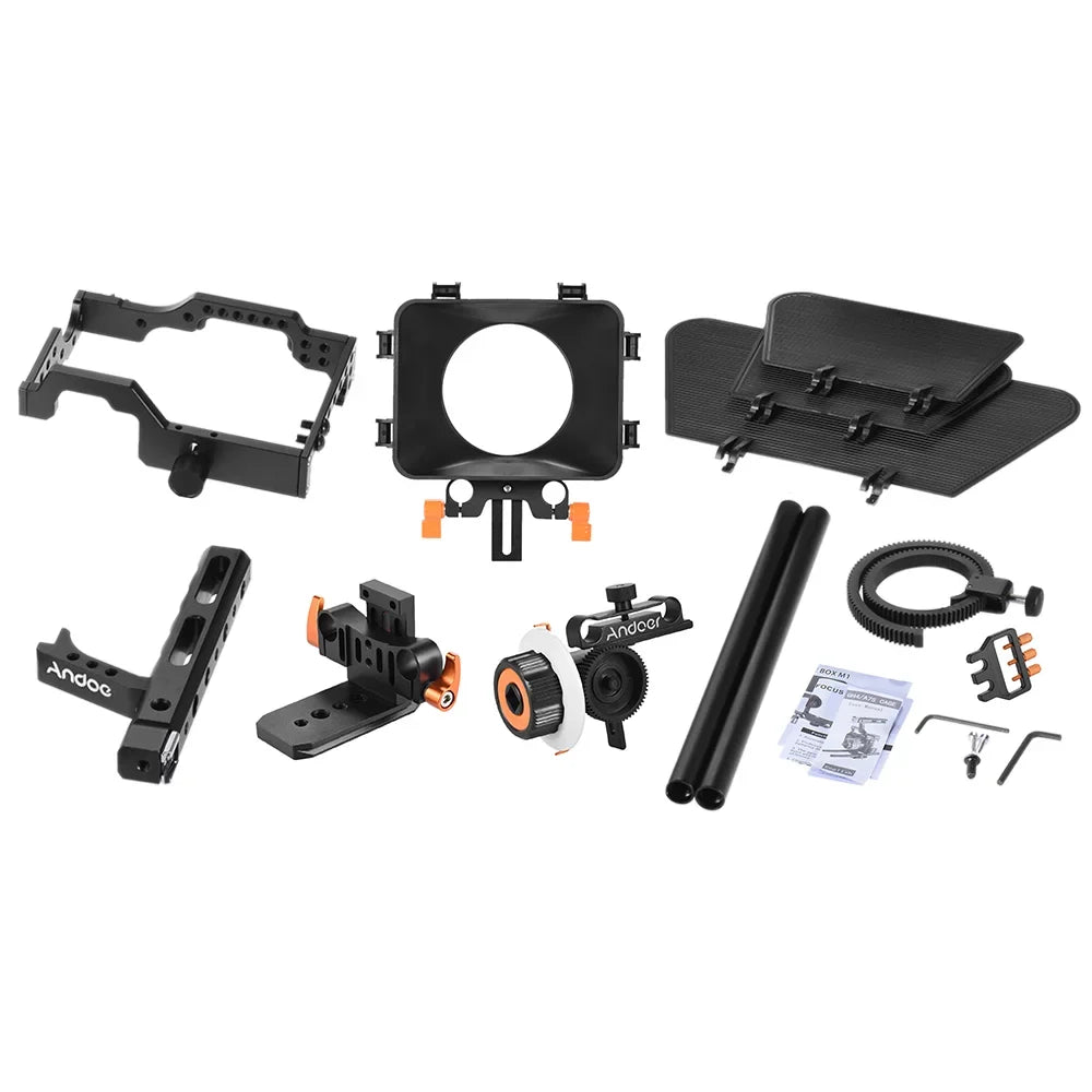 Mirrorless Camera Film Panasonic ILDC for Camera GH4 System Making w/ Aluminum Rig Kit Replacement Alloy for Video Box C500 Matte Cage A7S/A7/A7R/A7RII/A7SII/A7IV Moobody Camcorder