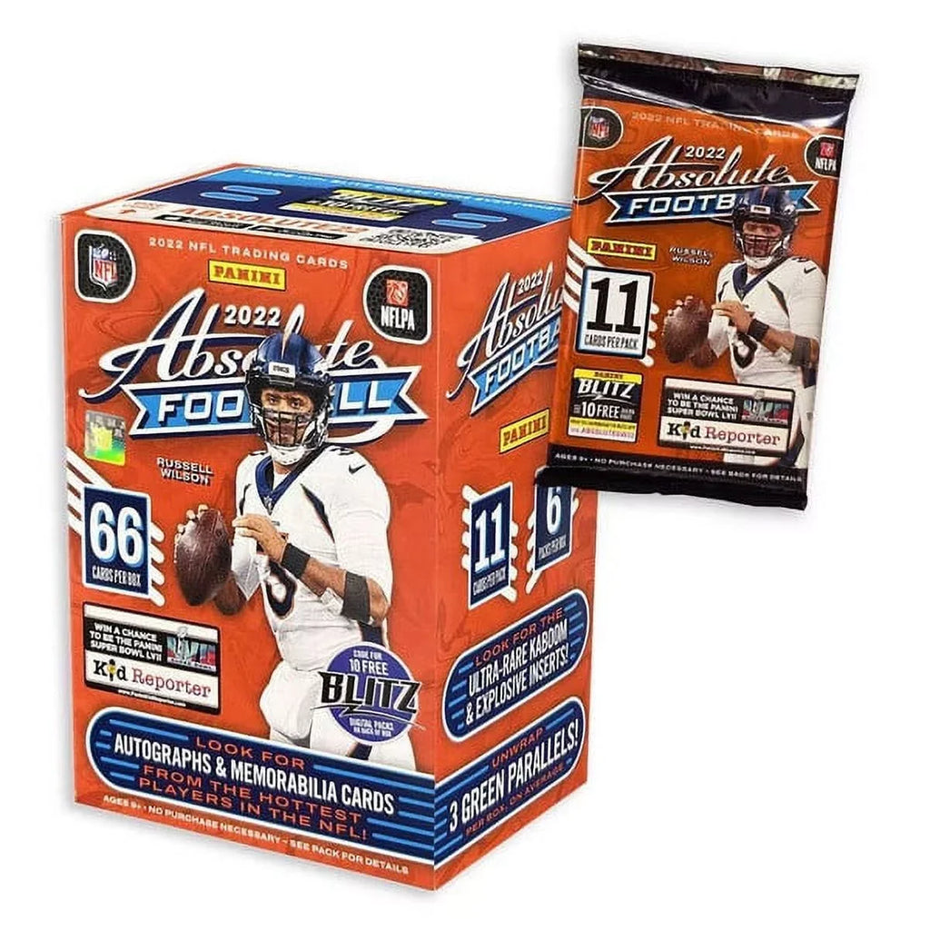 Absolute Sealed) Blaster by NFL® Football 2022 Box Panini® (Factory