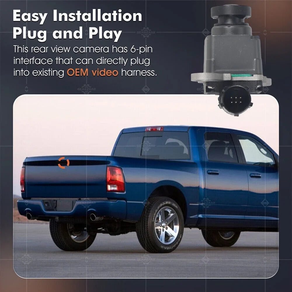 View Dodge Paddsun 3500 2500 Rear 13-17 RAM Camera Backup 4500 1500 56038978AL For