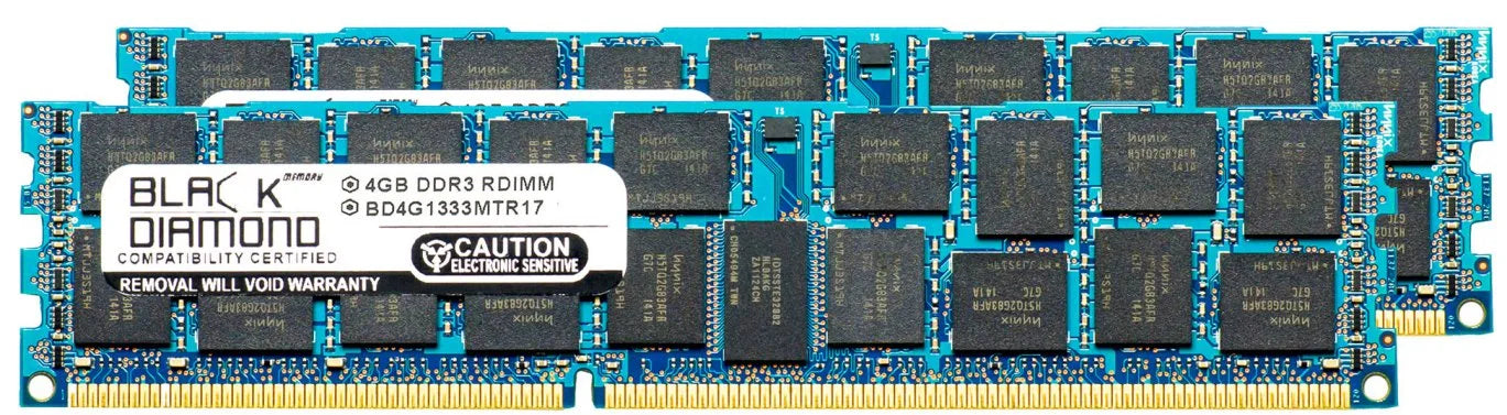 5016I-MRF DDR3 Diamond PC3-10600 240pin 8GB RDIMM RAM for Black Module Memory SuperMicro Upgrade SuperServer 2X4GB 5000 Memory 1333MHz