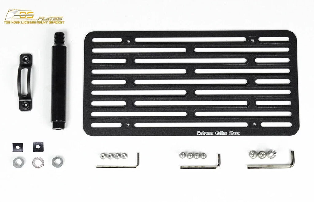 Hook Bracket EOS Relocator Mount Mazda Store Tow 2016-Present Bumper 2 Version Front | License ND for Replacement Online Plate Full Extreme Miata Sized