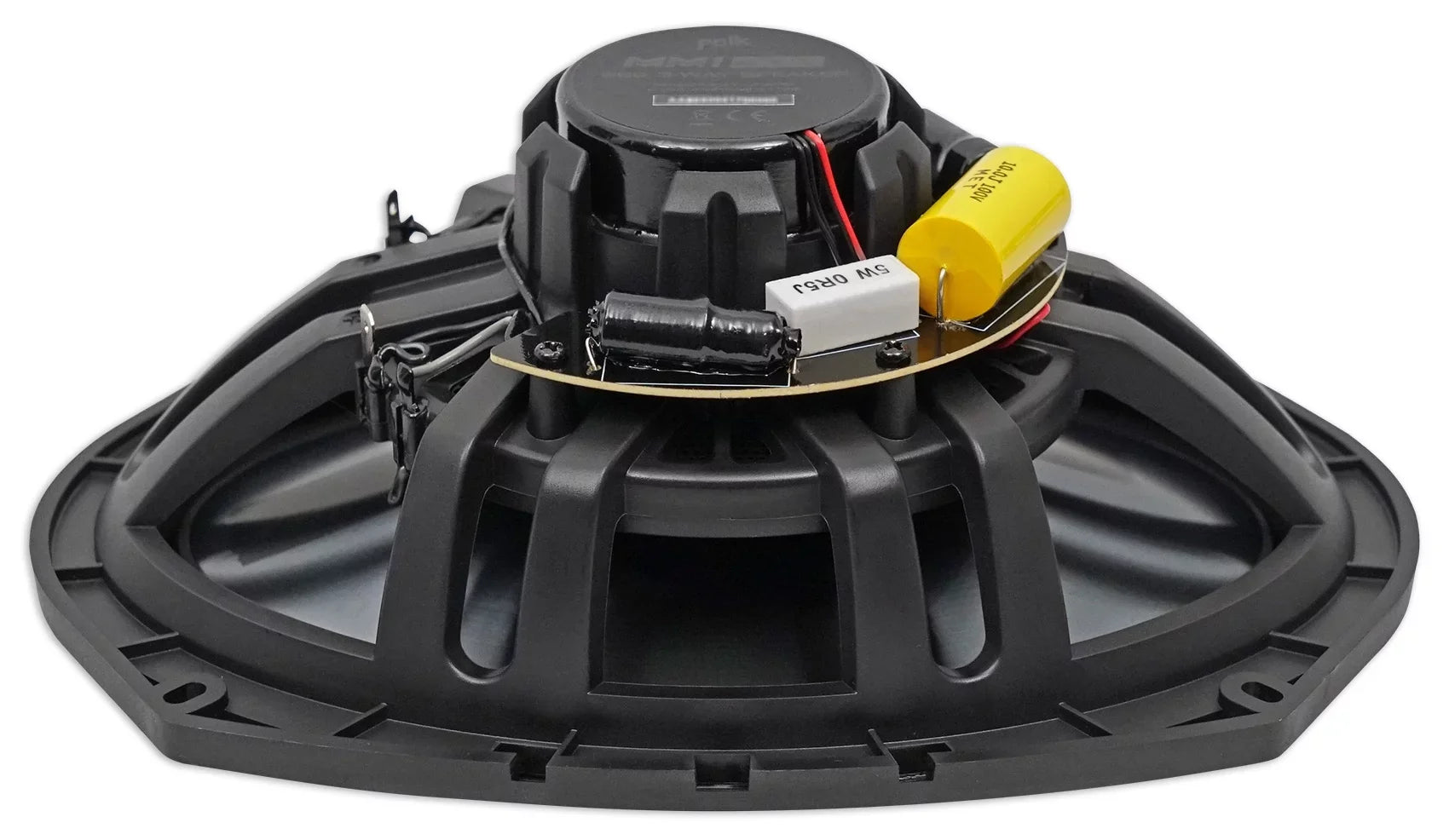 3-Way Kit 6x9” Car Speakers+2-Ch 900w Polk MM692 (2) Audio Amp+Wire Audio/Marine