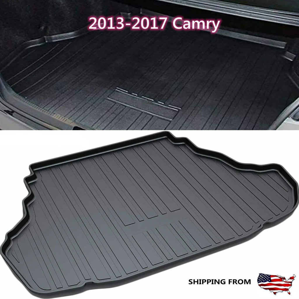 to Mats Camry 2013-2017 Carpets Easy for Cargo Clean TPO Liner Trunk