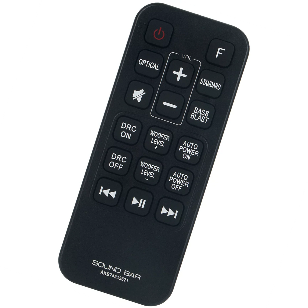 AKB74935621 for Control SPJ2B-W Sound LG Replacement Wireless SJ2 Remote Bar