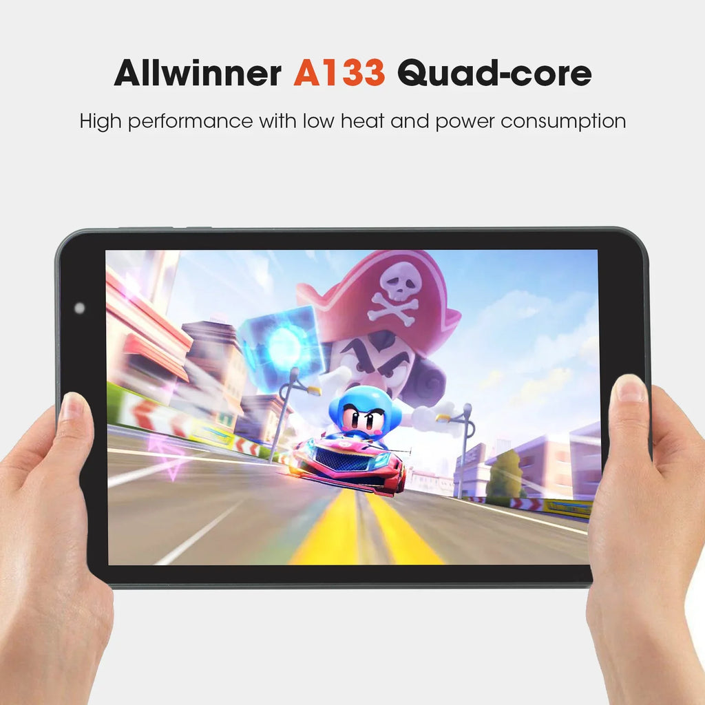 WiFi, Tablets Camera, IPS Processor 1280x800 inch with Quad-Core Tablet 4(3+1)GB Tablet 8 Bluetooth5.0(Black) 32GB Display, PC 13 RAM Dual weelikeit with Android ROM,