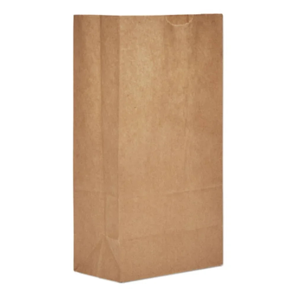 x10 7/16 Extra-Heavy-Duty 50lb 5 500 Kraft, 1/4x3 Grocery, 15/16, #5 Paper bags General