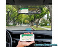 DVR, Bluetooth & View Phone by Wifi Monitor Mirroring w Rear Mirror RVM430WFDVRBTG Accelvision