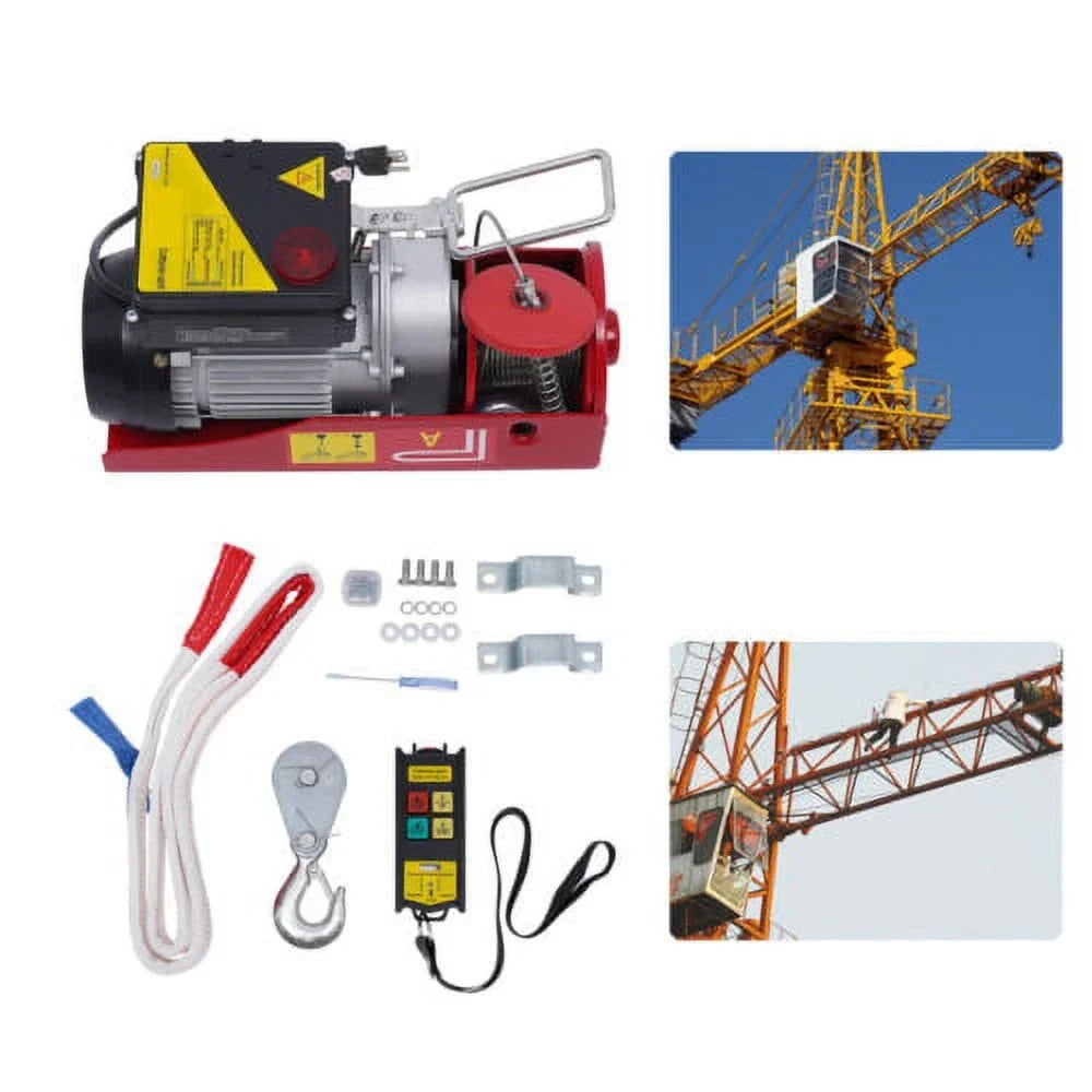 Control Wireless Professional Remote Crane Winch With Hoist LBS Electric 440