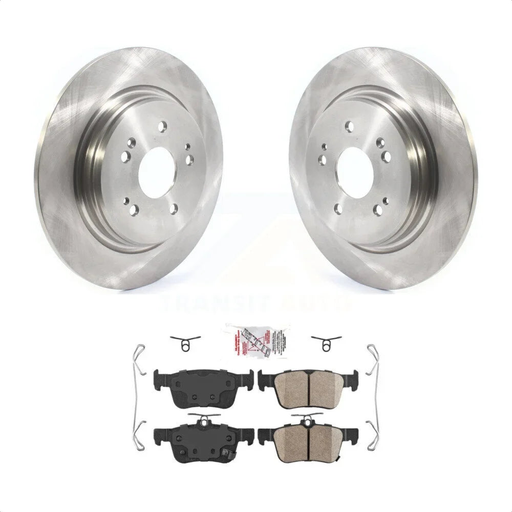 And Disc Brake For Rear Auto RDX - Ceramic Transit Rotors K8A-101184 2019-2022 Pads Kit Acura