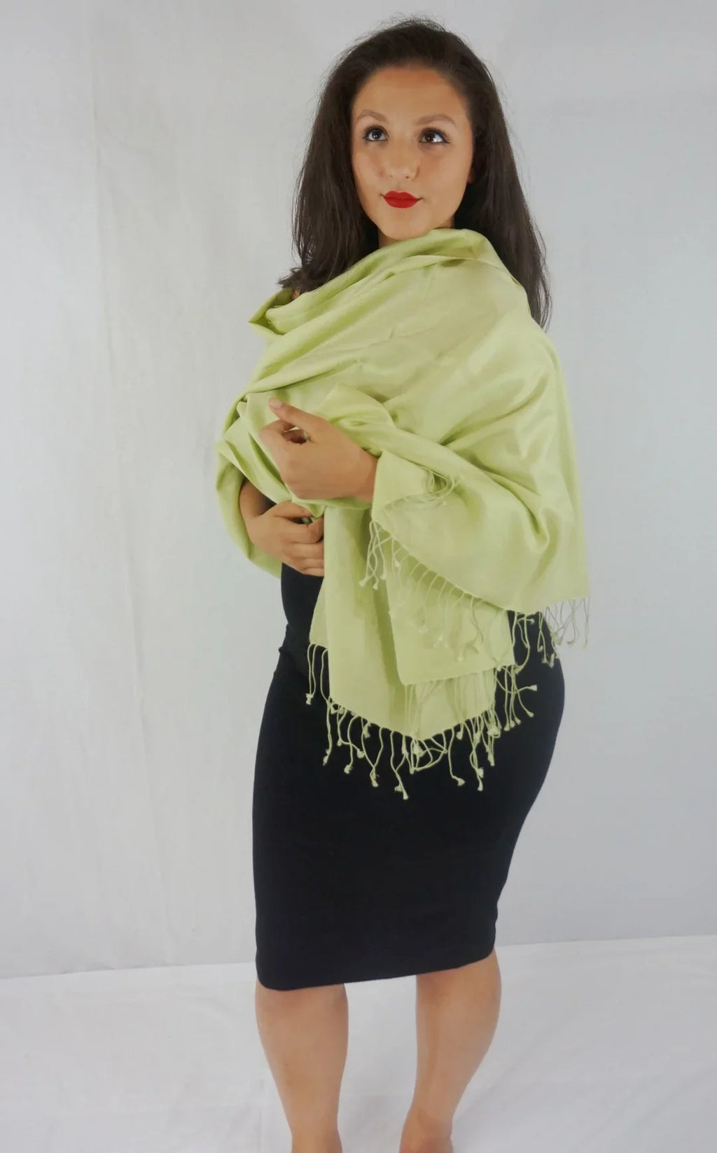 Scarf/Pashmina Green) Scarf/Wool/Silk Scarf/Scarves/Shawl/Shawls/Stole/Wrap/Pashmina (Mint Shawl/Cashmere/Cashmere