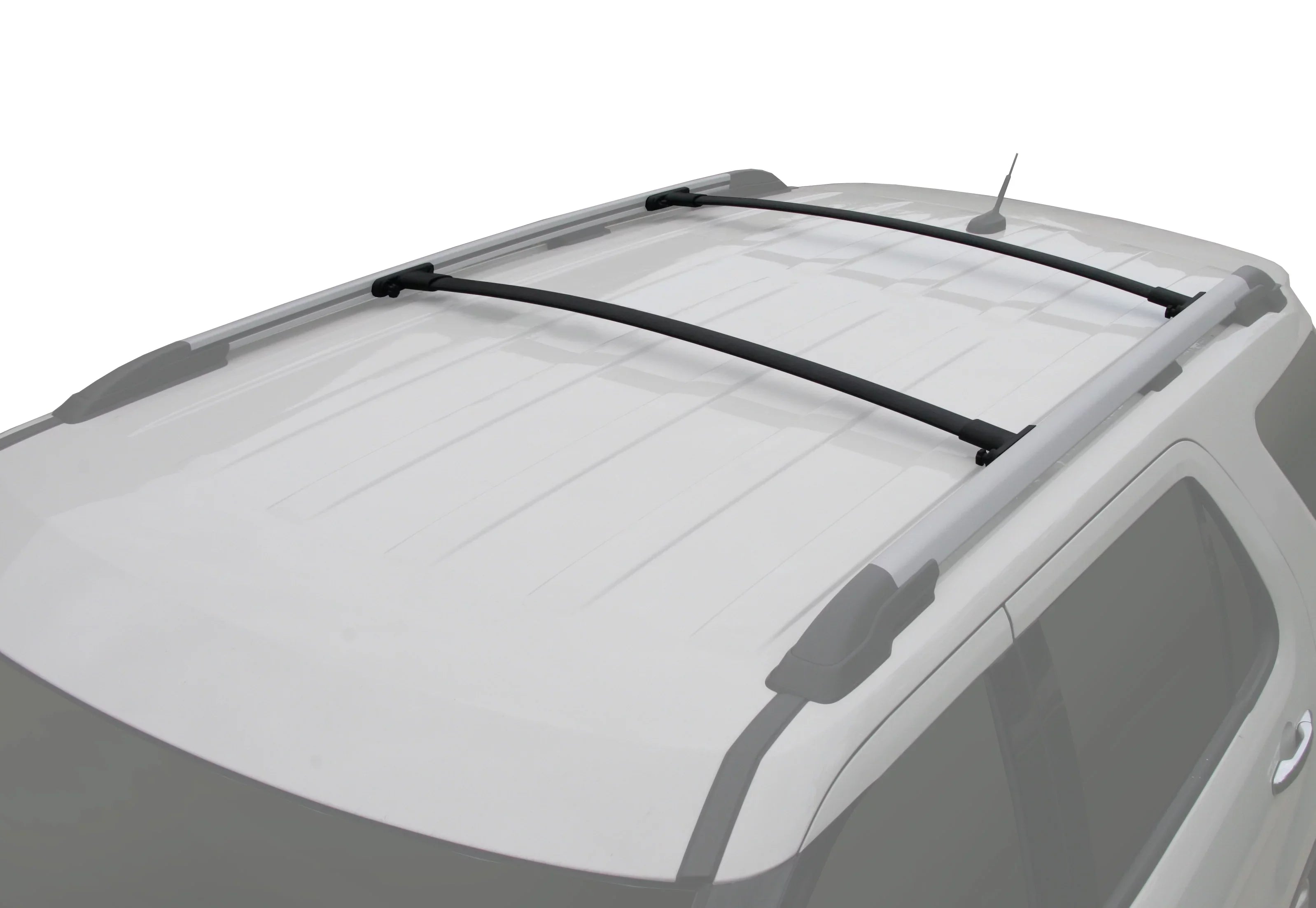 of Rack Aluminum 2011-2015 Set Roof Top Black 2pcs, Rack Crossbars a Explorer for Cargo Replacement BRIGHTLINES