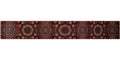 Red/Blue Aria Runner, 17'8" x 2'7" Lenora