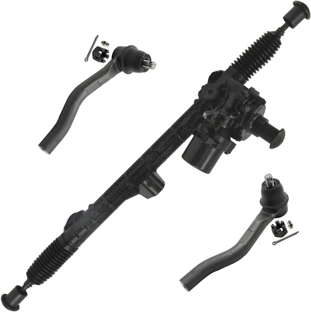 2015 Pinion 2.4L Kit 2014 Electric 2016 Rack for and Honda 2 Rods and Outer Pinion Steering Replacement 2013-2017 Steering Assembly Detroit Rack Tie Power Accord Axle -