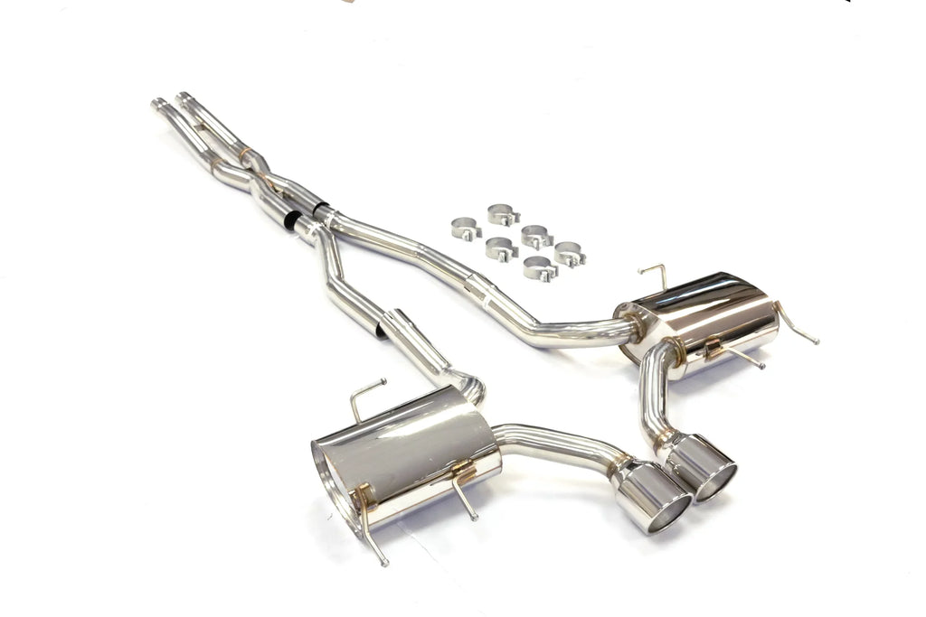 CTS AT/MT Stainless Cadillac 6.2L 11 Catback Exhaust For 15 OBX-RS By Coupe to Fitment V